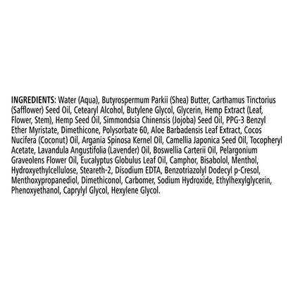 Hemp Relief Balm description