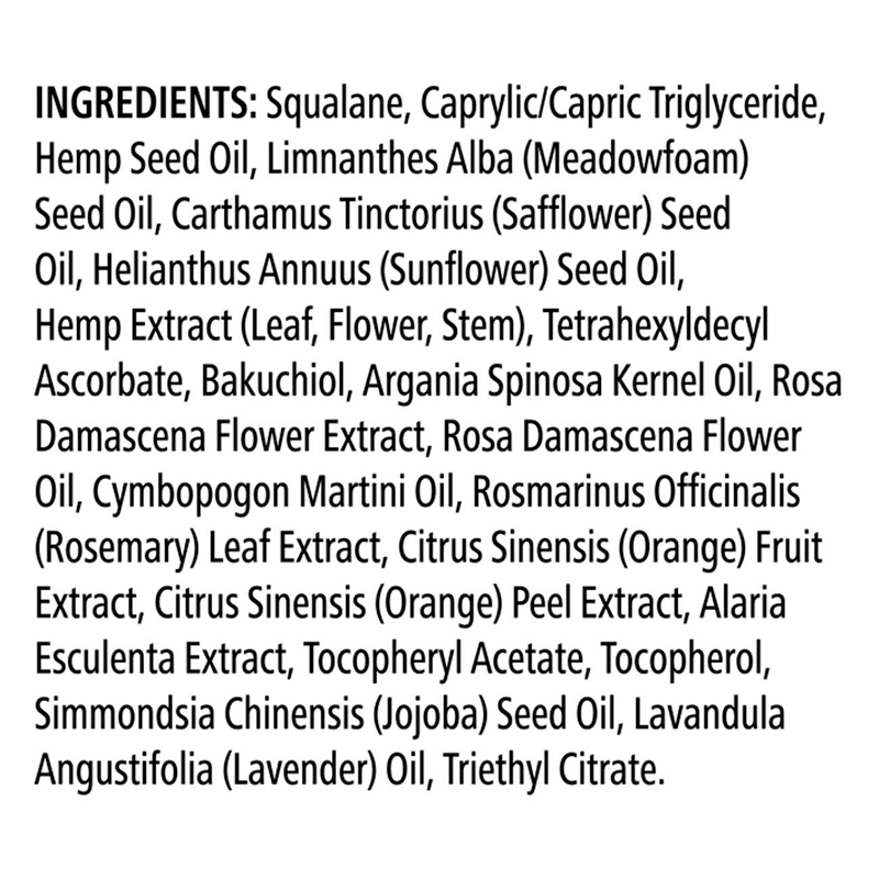 Hemp Facial Serum