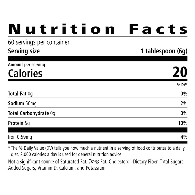 Personalized Protein Powder 12.7 Oz.