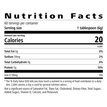 Personalized Protein Powder 12.7 Oz.